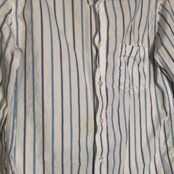 Aeropostale Striped Button Down Shirt S - Picture 2 of 10